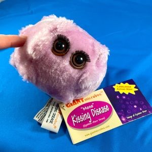 VTG GIANT Microbes ‘Mono’ Kissing Disease plush toy *NWT*